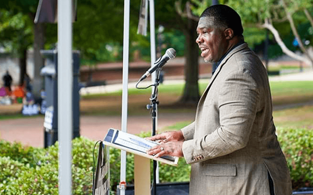 Texas Council of Machinists President Speaks at Labor for Black Lives Rally