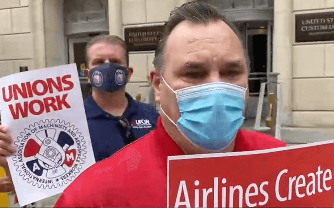 IAM’s Airline Day of Action Sounds Alarm Across Country