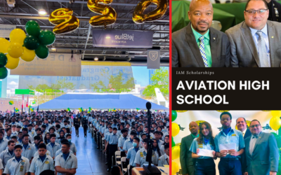 IAM Awards Scholarships at Aviation High School Graduation