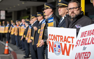 Machinists Union District 141 Supports UAL Pilots’ Picket on May 12