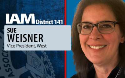 IAM District 141 Appoints Sue Weisner as Vice President, West