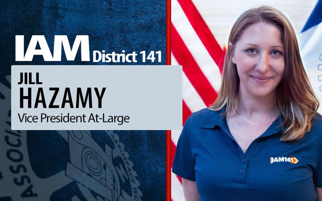 Jill Hazamy Named Vice President at Large for IAM District 141